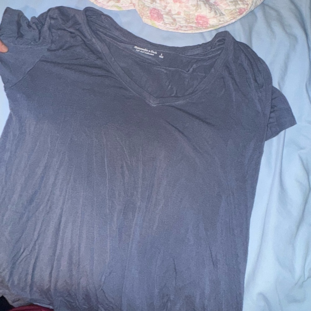 Blue V-Neck T-Shirt